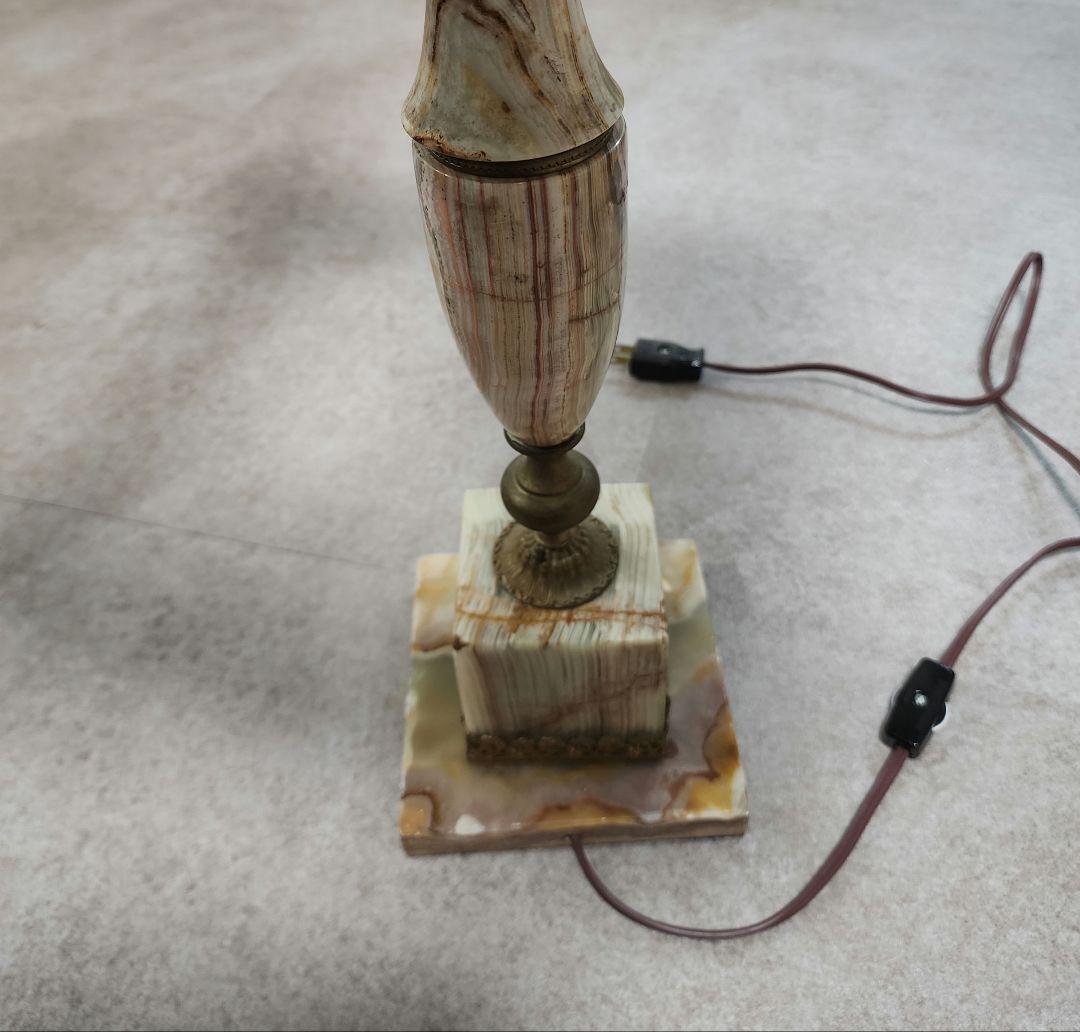 希少 大理石 フロアスタンド 照明 ライト