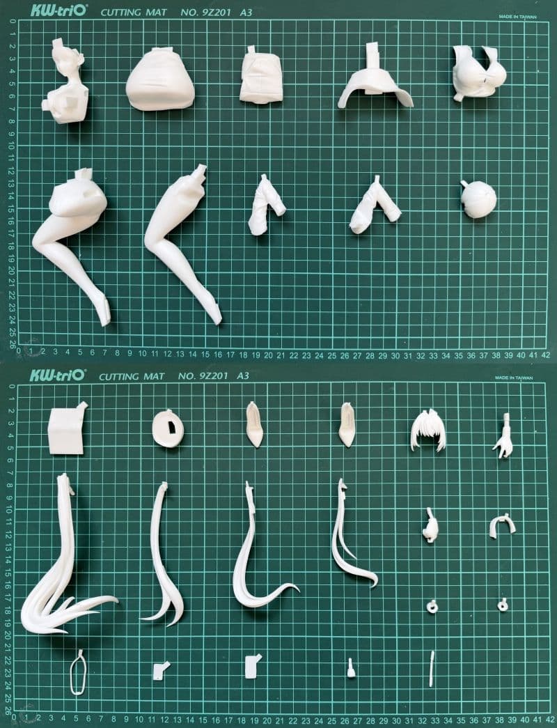 ガレキ　ガレージキット　美少女　エディス　未塗装未組立　1/7