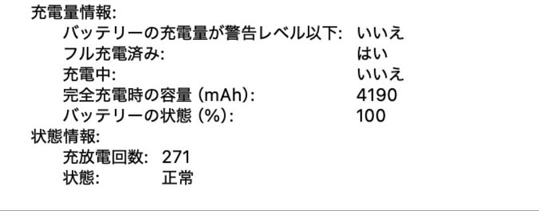 正常動作確認済み　MacBook Pro 13インチ　2020 32GB 1TB