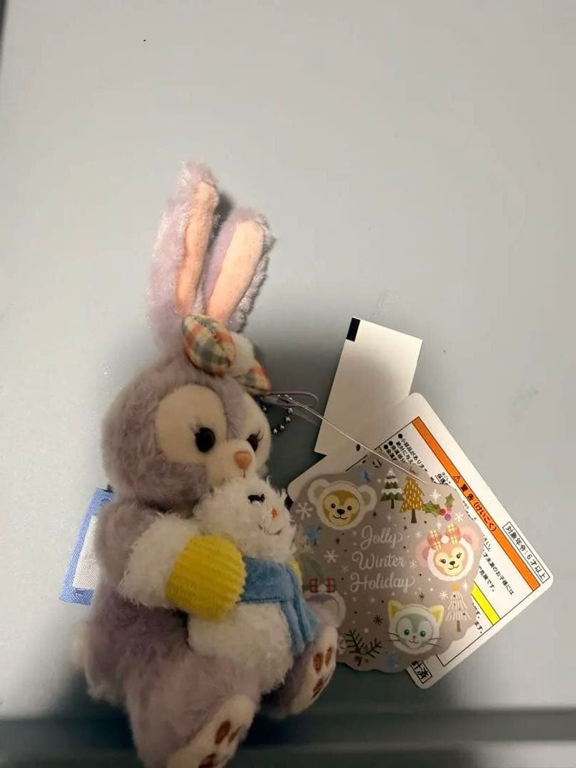 ダッフィー&フレンズ　ウィンターホリデー　ぬいぐるみストラップ　雪だるま