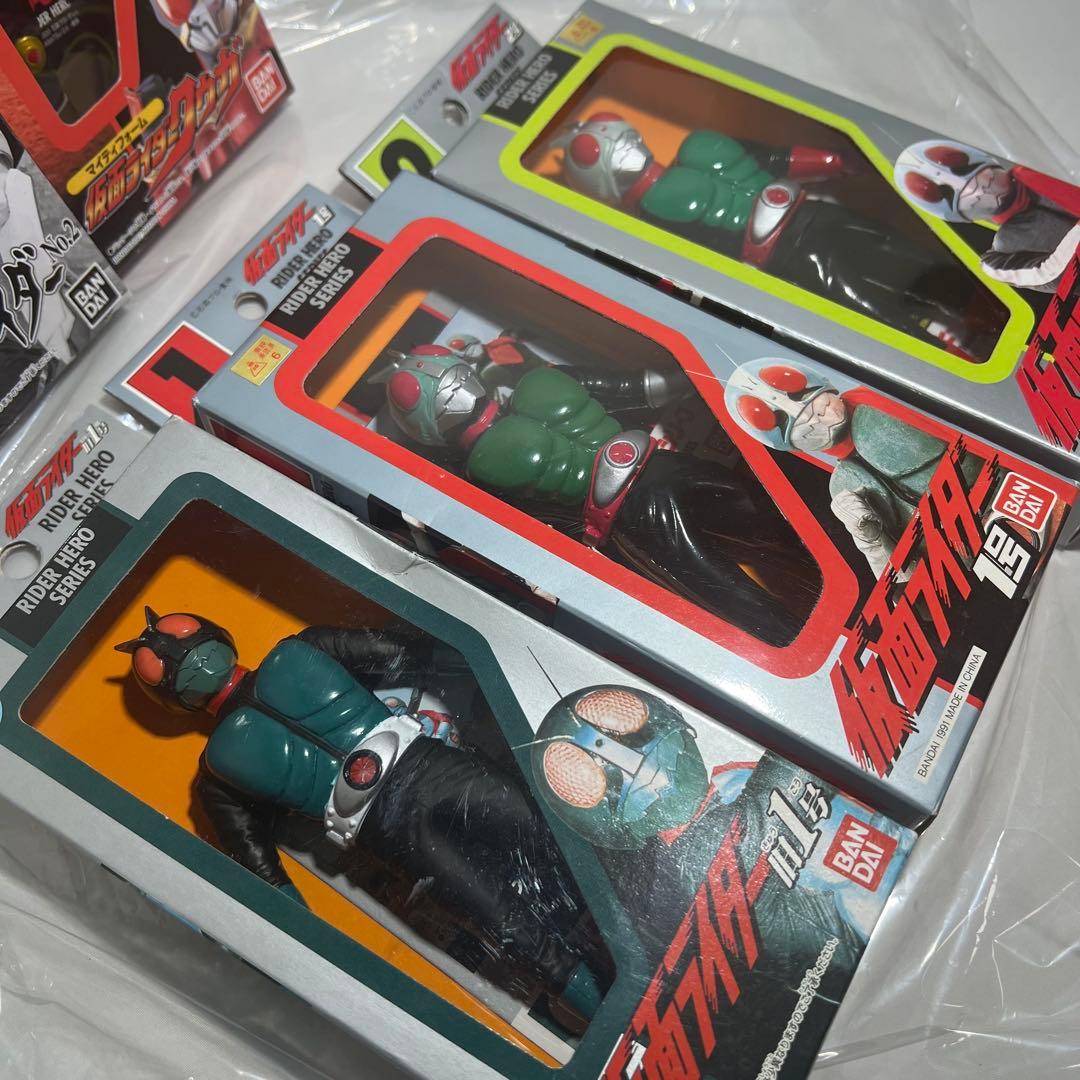 仮面ライダー旧1号 東映ヒーローネット ライダーヒーロー 4個セット