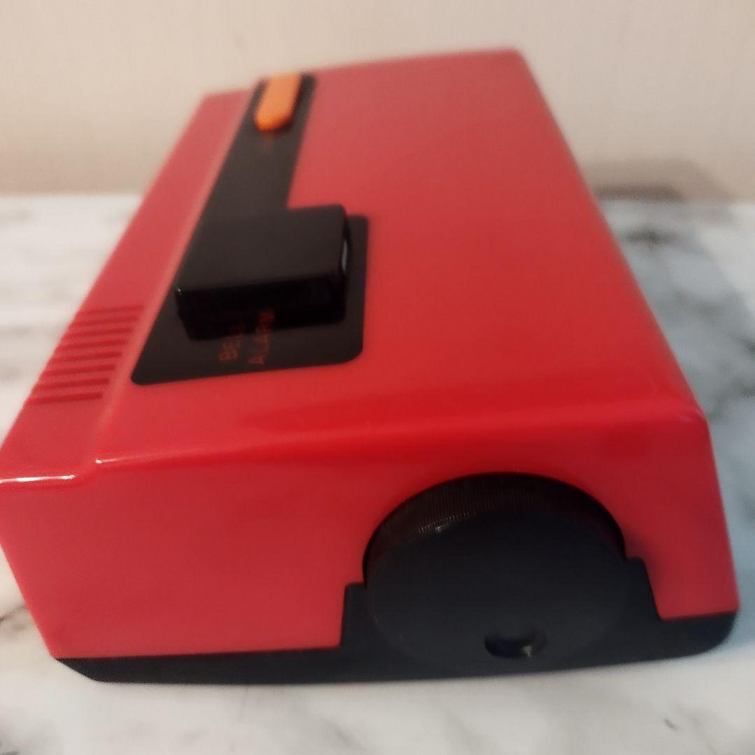 CITIZEN パタパタ時計 昭和レトロ 赤と黒　8RD107 バッテリー