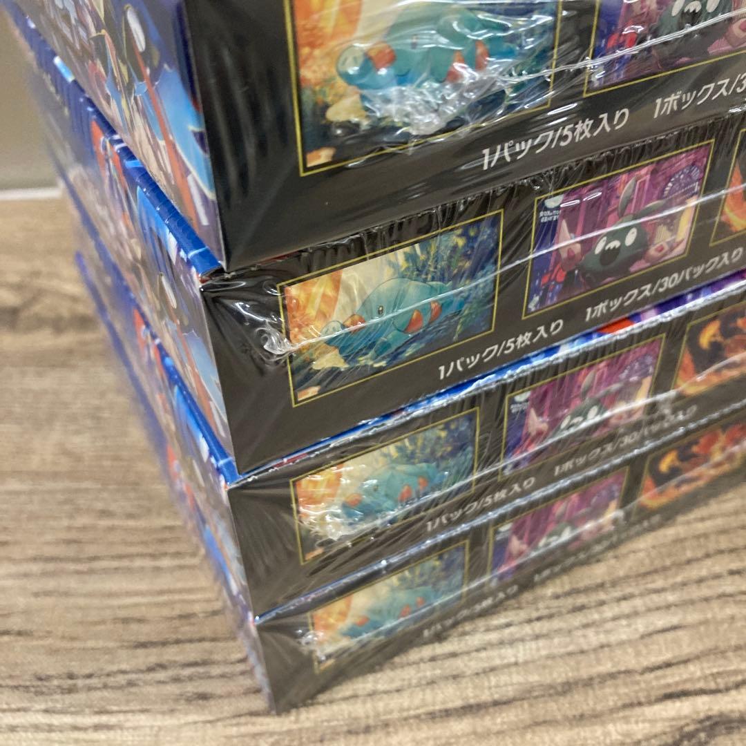 ポケモンカード　ニンジャスピナー　シュリンク付　未開封　4箱