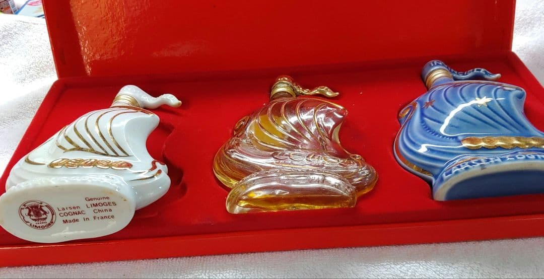 【訳あり】ラーセン バイキングシップ 3本セット 陶器ボトル