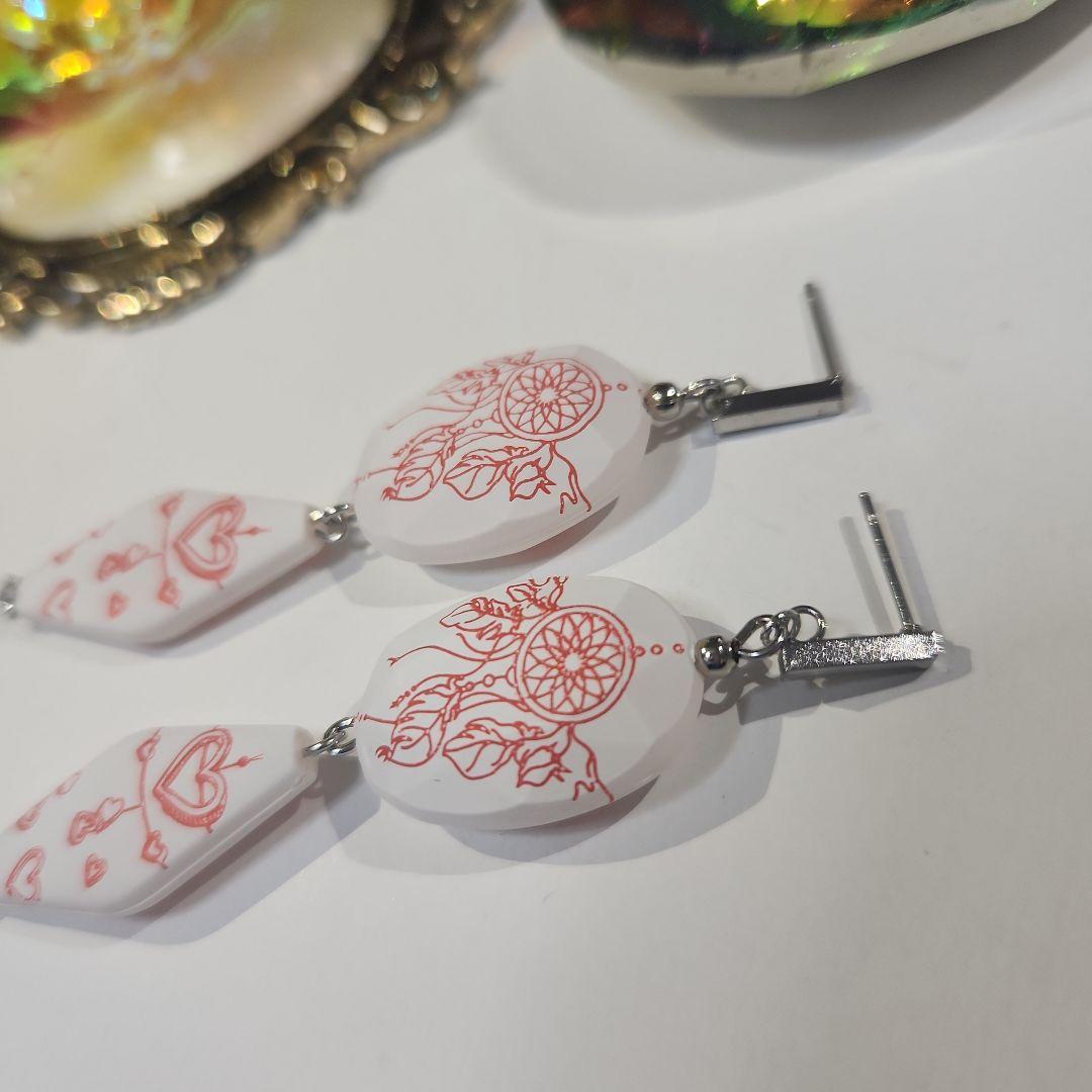 ハンドメイドピアス3203