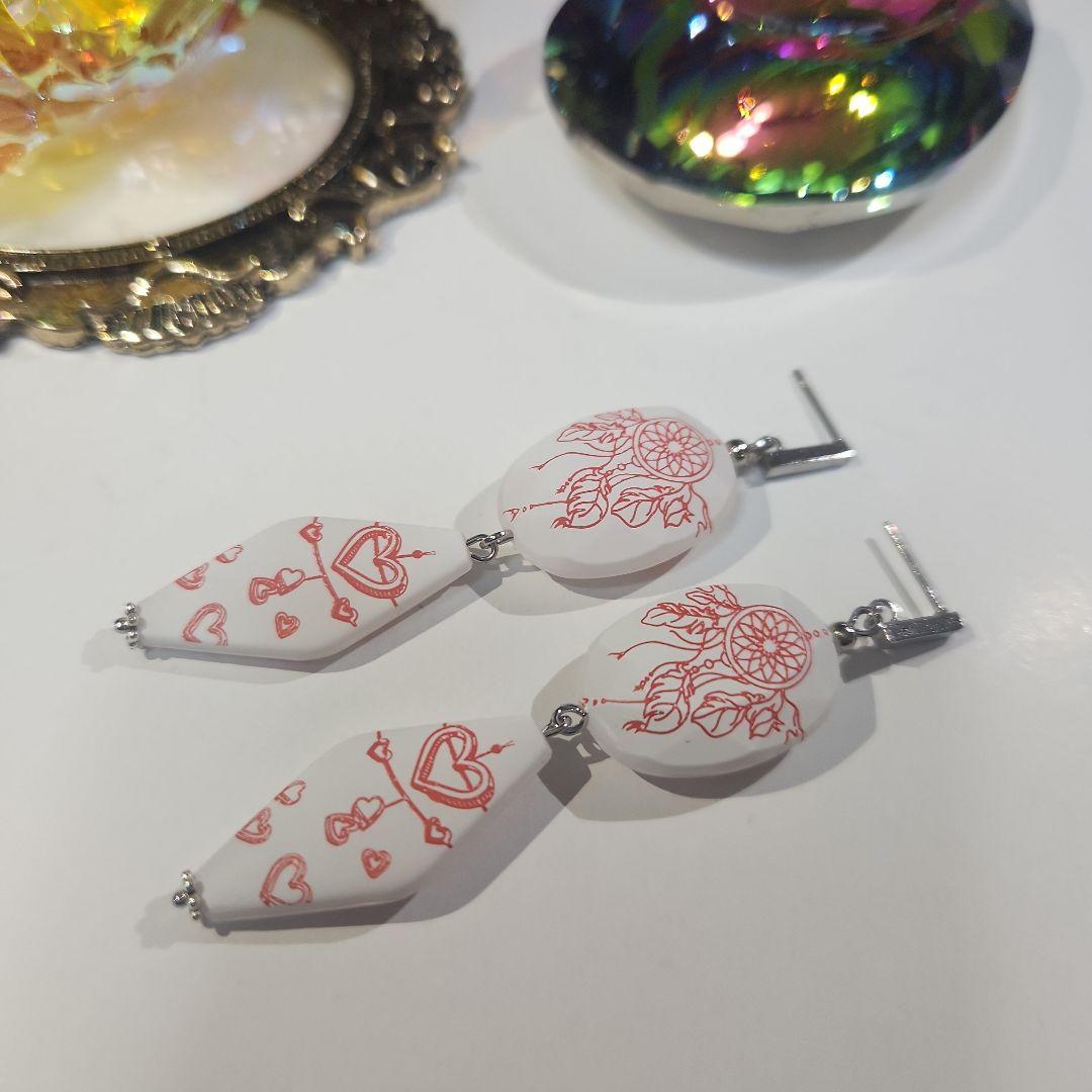 ハンドメイドピアス3203