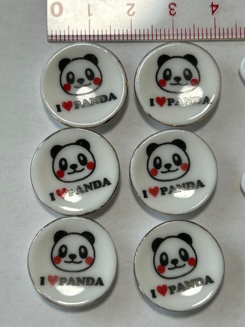 アイラブパンダ ミニチュアティーセット 陶器製