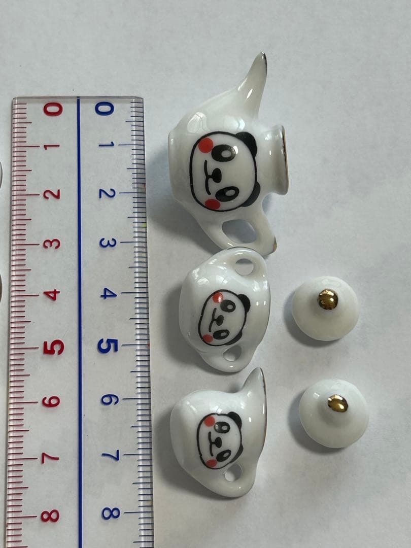 アイラブパンダ ミニチュアティーセット 陶器製