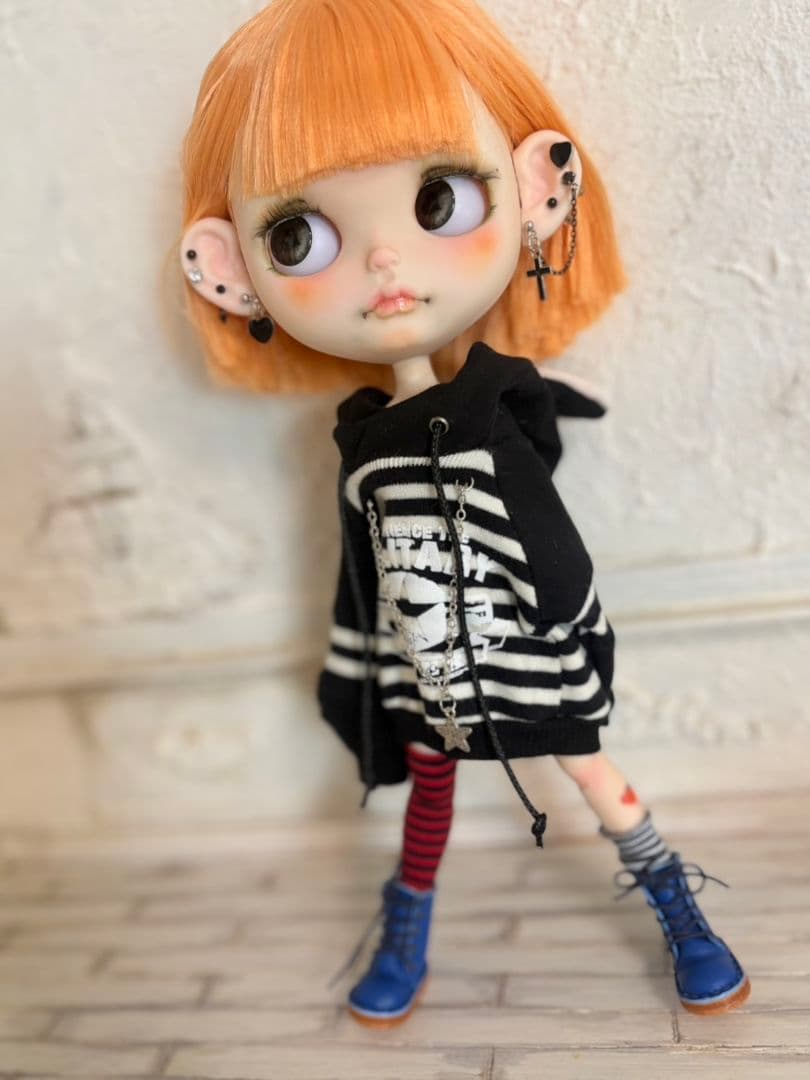 首傾げ★アイシードールꕤ.【ぴよdoll ꕤ. プラチナライン】★22cmドール