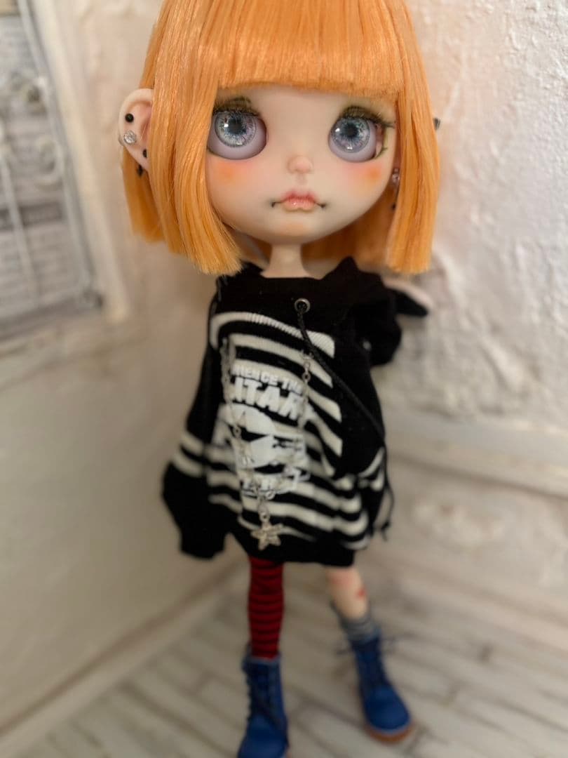 首傾げ★アイシードールꕤ.【ぴよdoll ꕤ. プラチナライン】★22cmドール