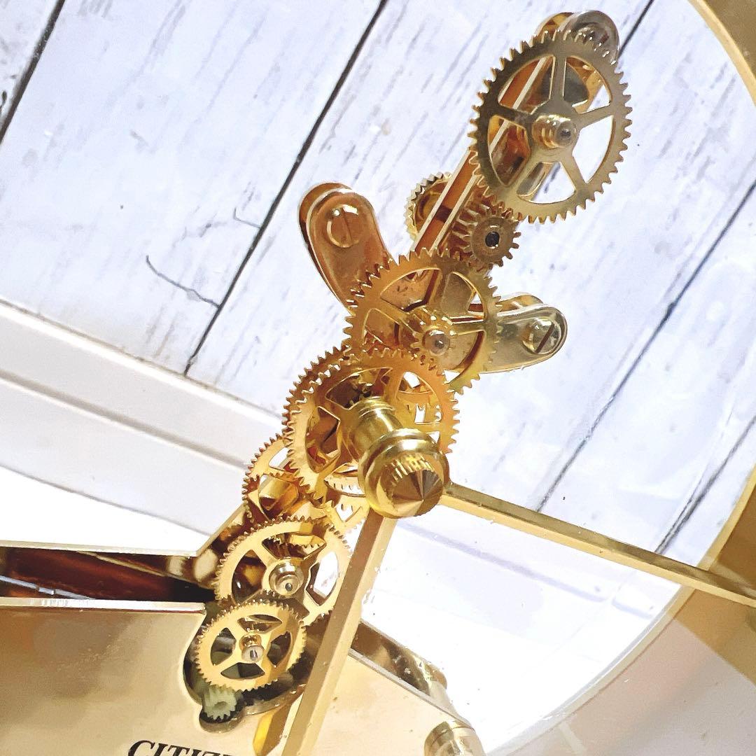 CITIZEN リズム時計 4RG722 ゴールド　シチズン　機械仕掛け