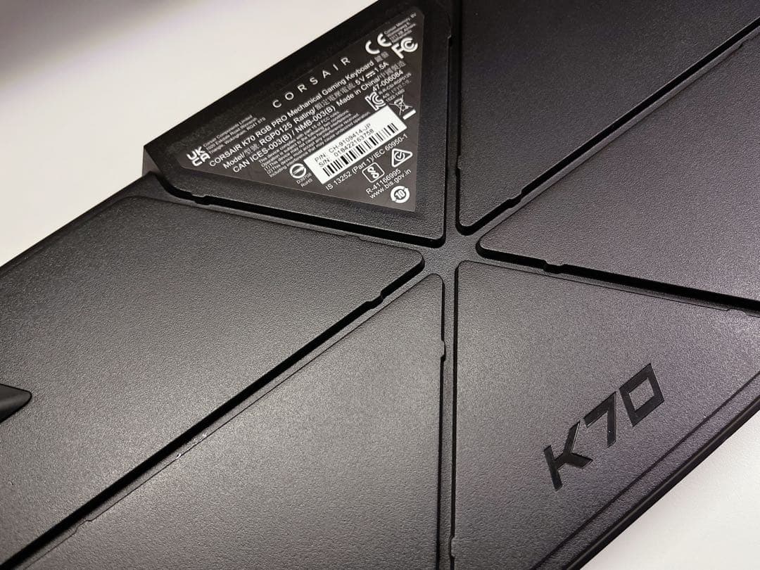 CORSAIR K70 RGB PRO BLACK 2022モデル