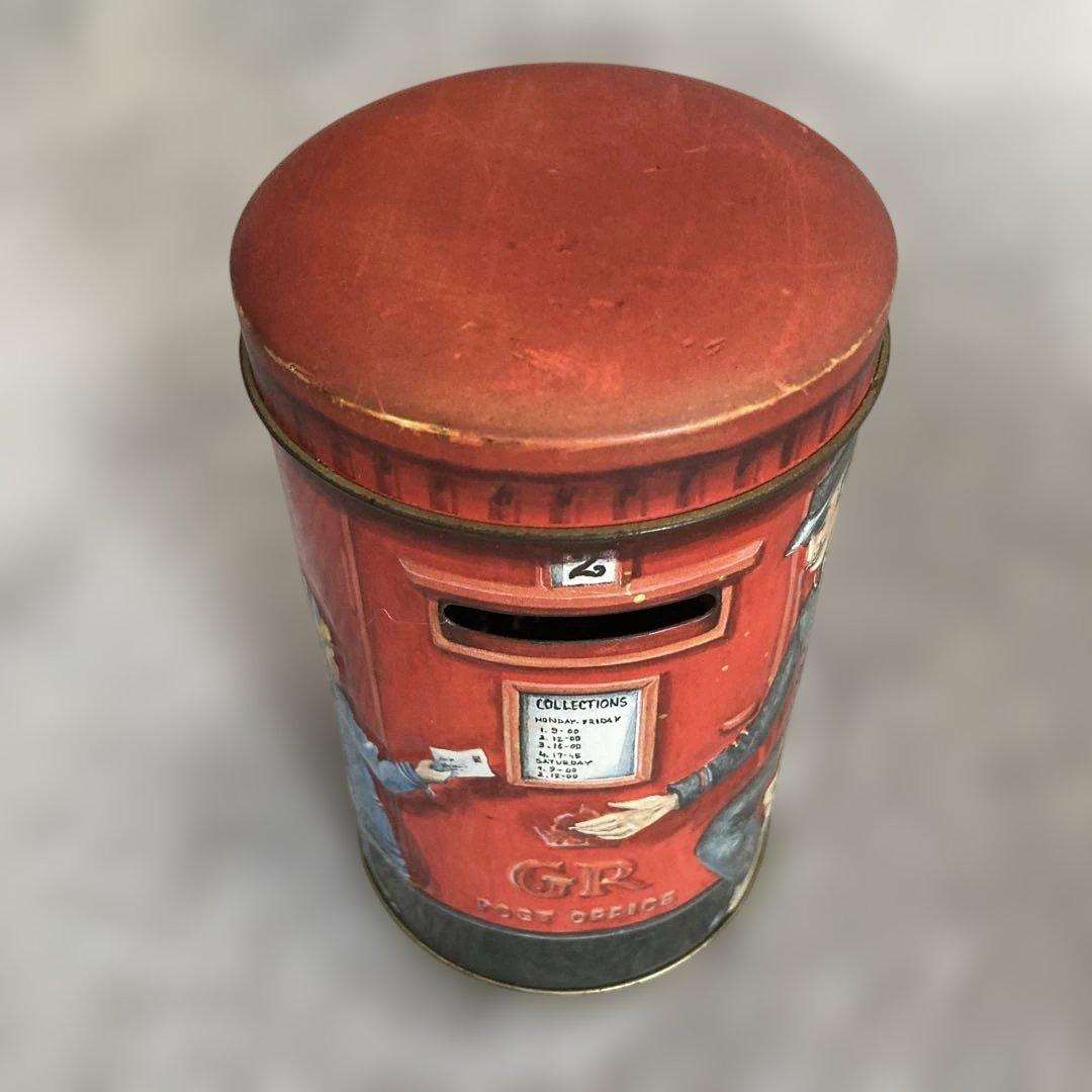 レトロ郵便ポストデザイン収納ボックス