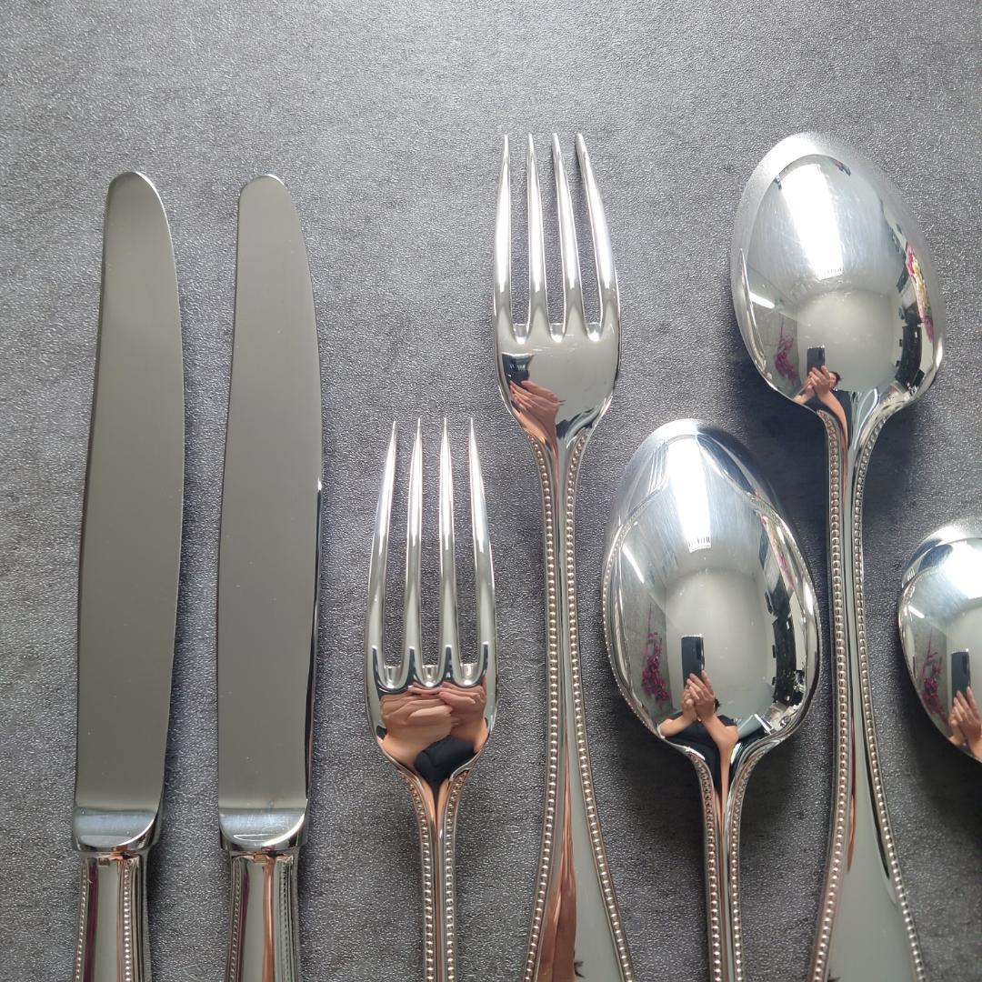 美品 クリストフル パール コンソメスプーン含む 未開封含む 12点