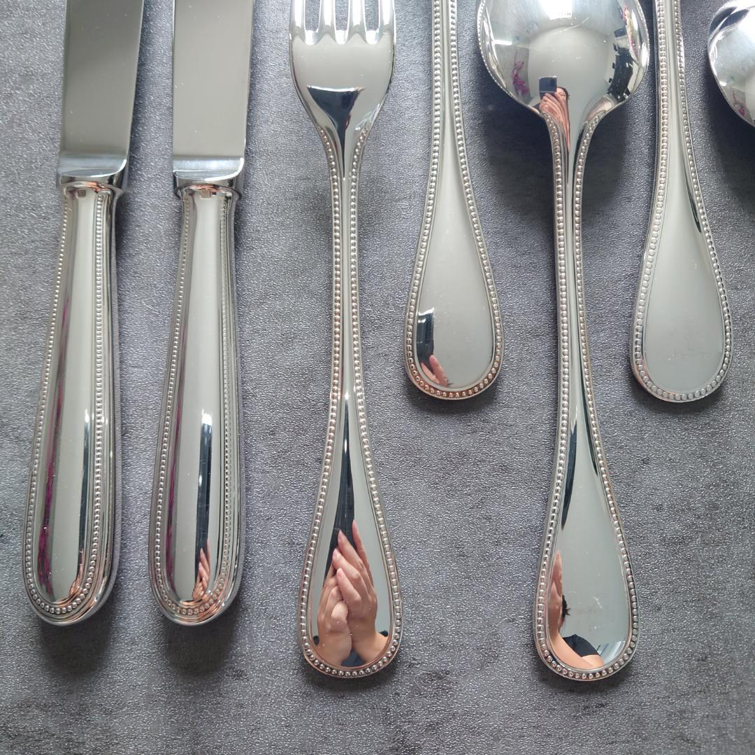 美品 クリストフル パール コンソメスプーン含む 未開封含む 12点