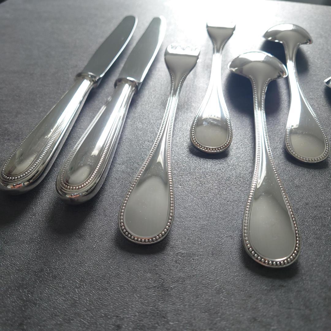 美品 クリストフル パール コンソメスプーン含む 未開封含む 12点