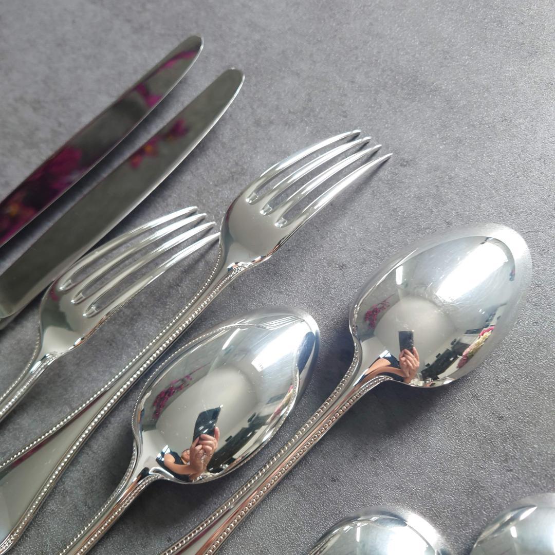 美品 クリストフル パール コンソメスプーン含む 未開封含む 12点