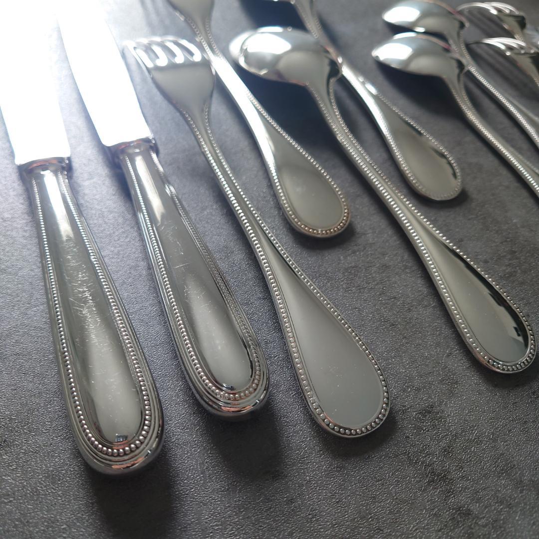 美品 クリストフル パール コンソメスプーン含む 未開封含む 12点