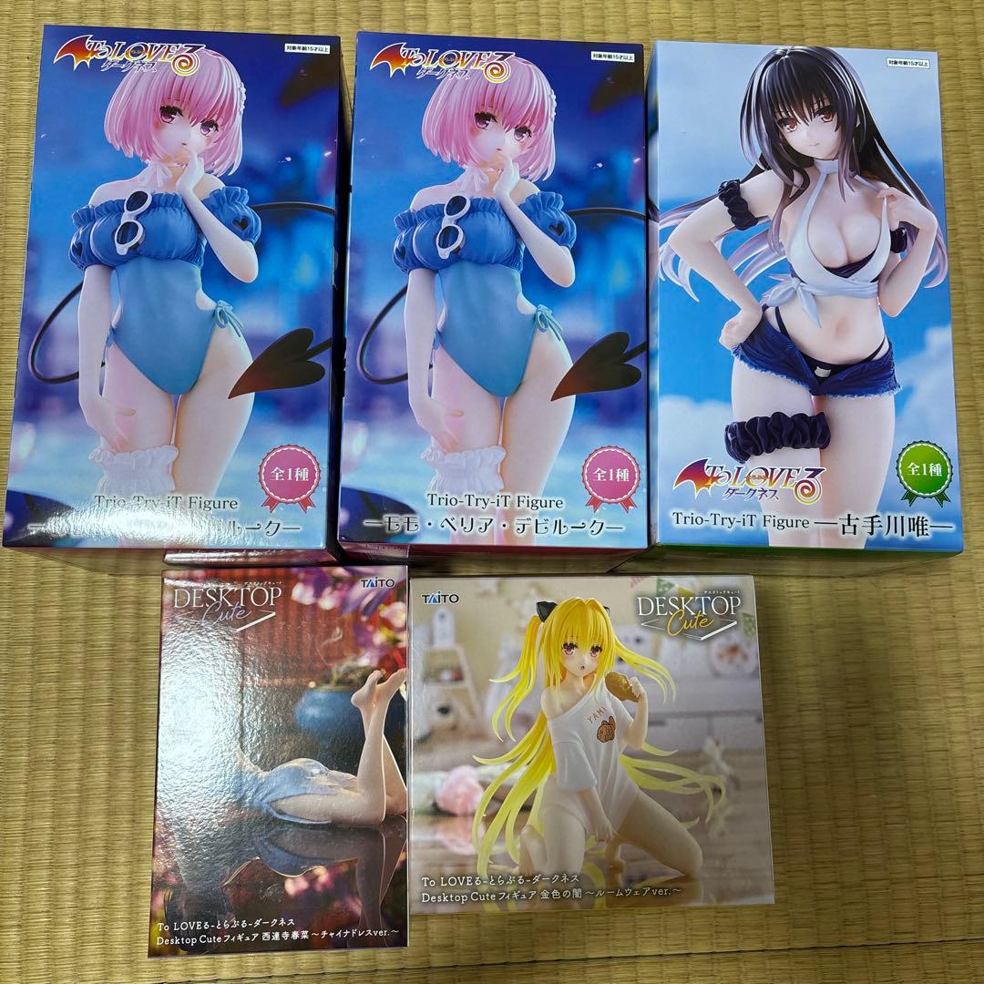 【新品未開封】ToLOVEる 西連寺春菜 フィギュア 5個セット 古手川唯