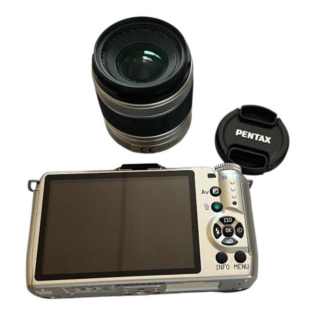 【極美品】PENTAX Q10 ズームレンズキット シルバー 付属品完備
