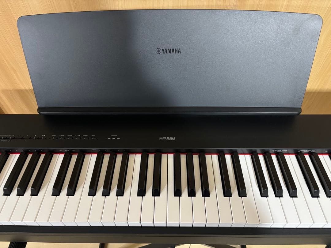 美品！ヤマハ 電子ピアノ P-225B 88鍵、スタンド、FC-35ペダル付