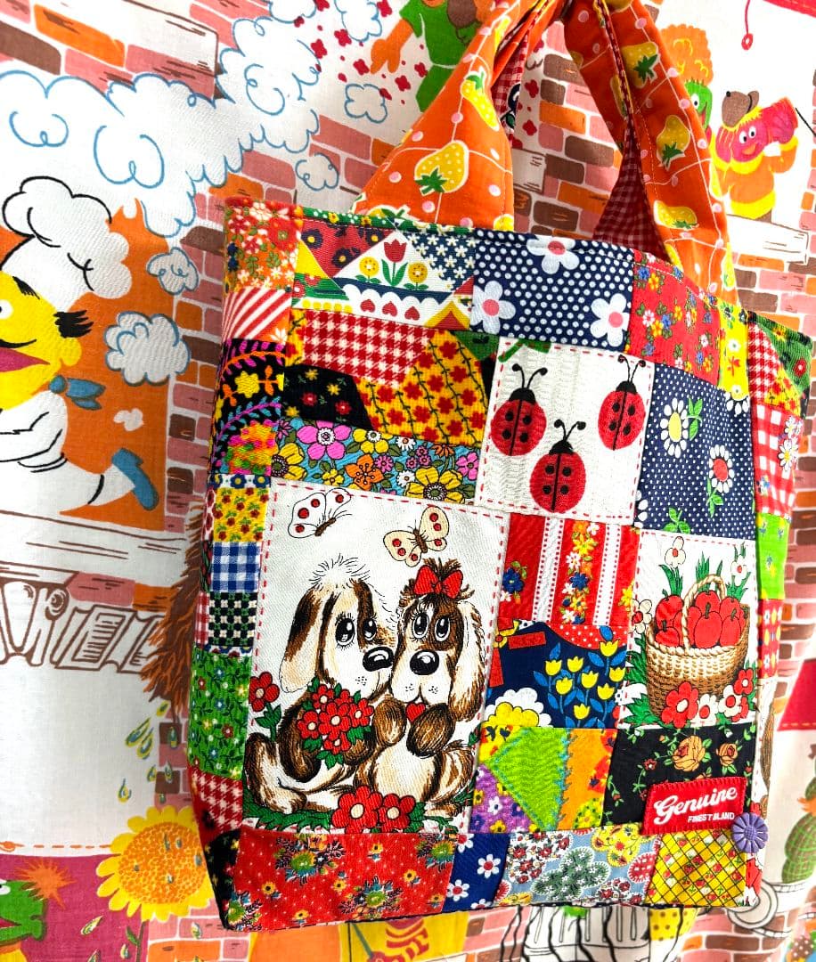 ハンドメイド❇パッチワークバック