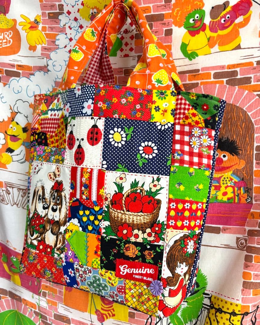 ハンドメイド❇パッチワークバック