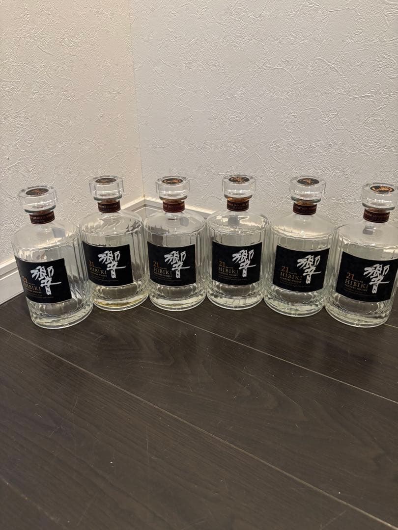 【空瓶】サントリー響21年6本セット販売