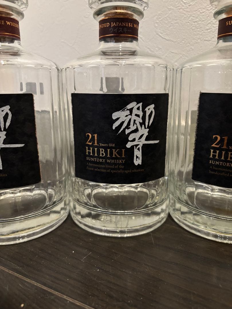【空瓶】サントリー響21年6本セット販売