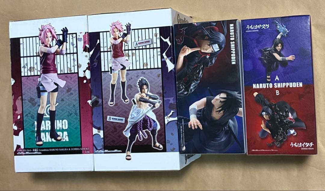 NARUTO-ナルト-疾風伝フィギュア 4種セット