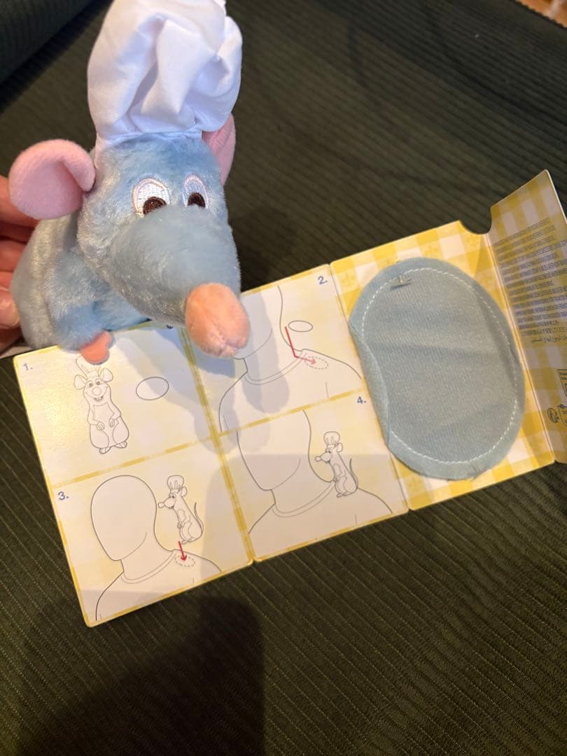 レミーのおいしいレストラン レミー 肩のせぬいぐるみ マスコット