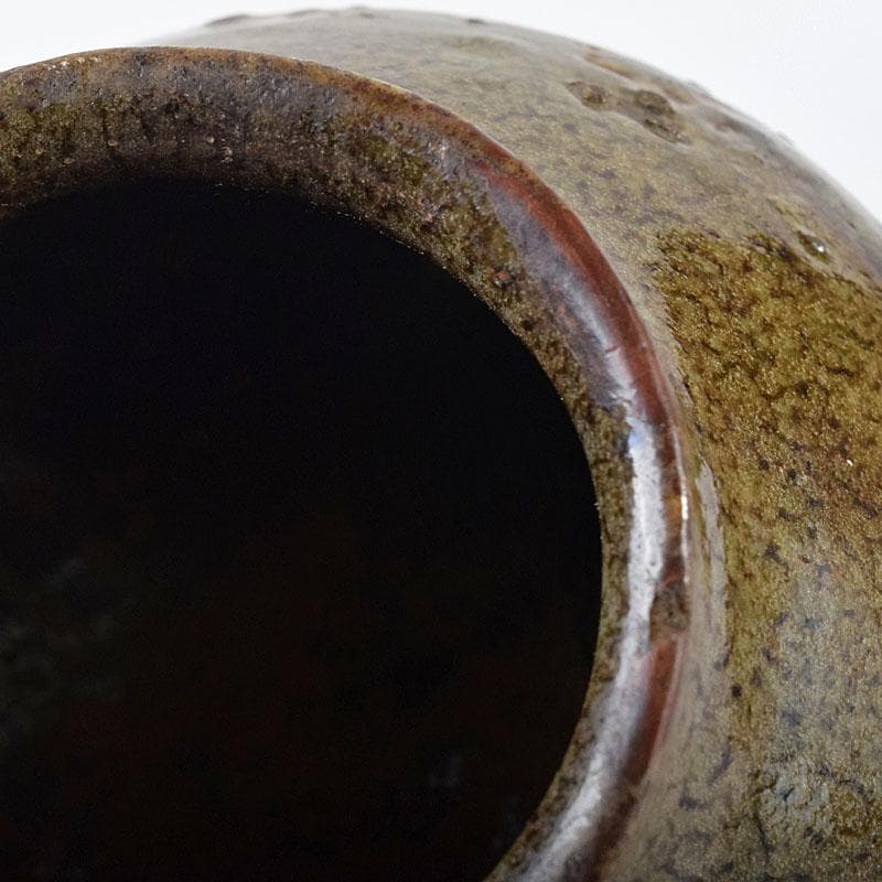 茶道具　瀬戸焼　茶入　仕覆・時代箱付　M　R8633