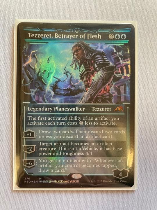 MTG 神河 肉体の裏切者、テゼレット ショーケース Foil 英語版