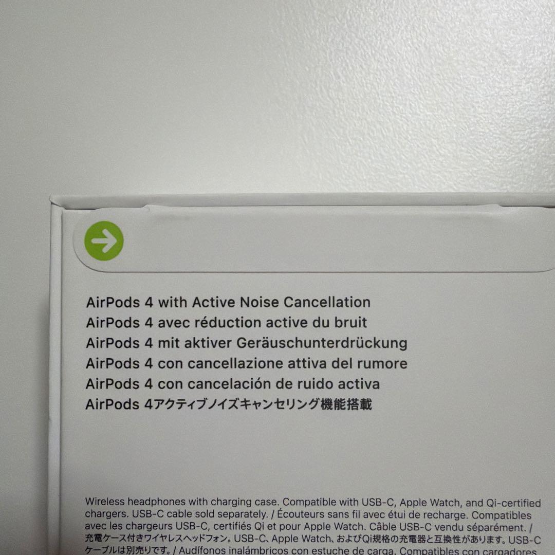 AirPods 4 アクティブノイズキャンセリング 新品未使用