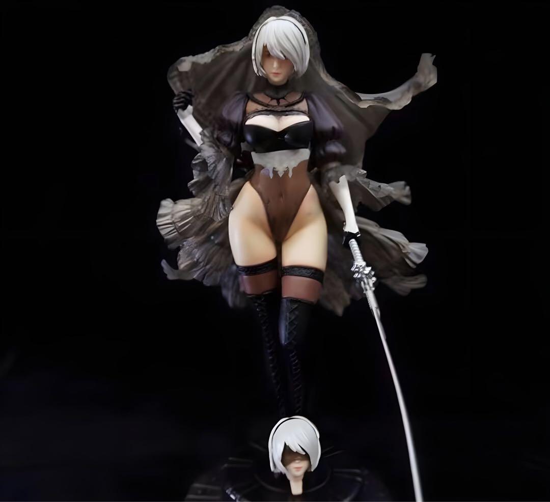 ニーア オートマタ　2B　フィギュア　塗装完成品
