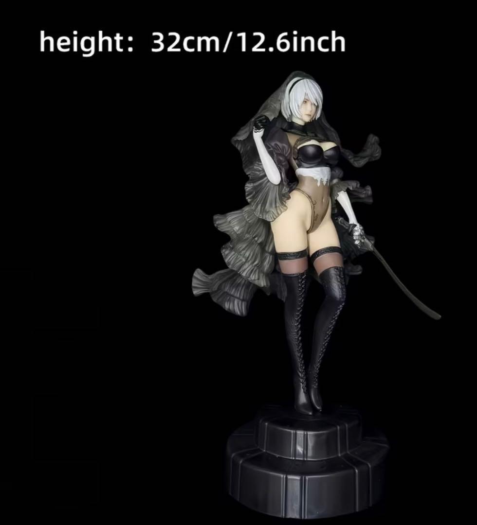 ニーア オートマタ　2B　フィギュア　塗装完成品