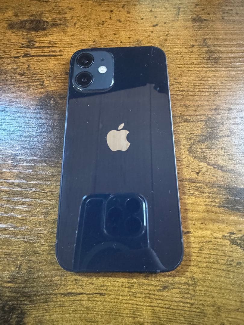 iPhone 12 mini 128GBブラック 画面ひびあり