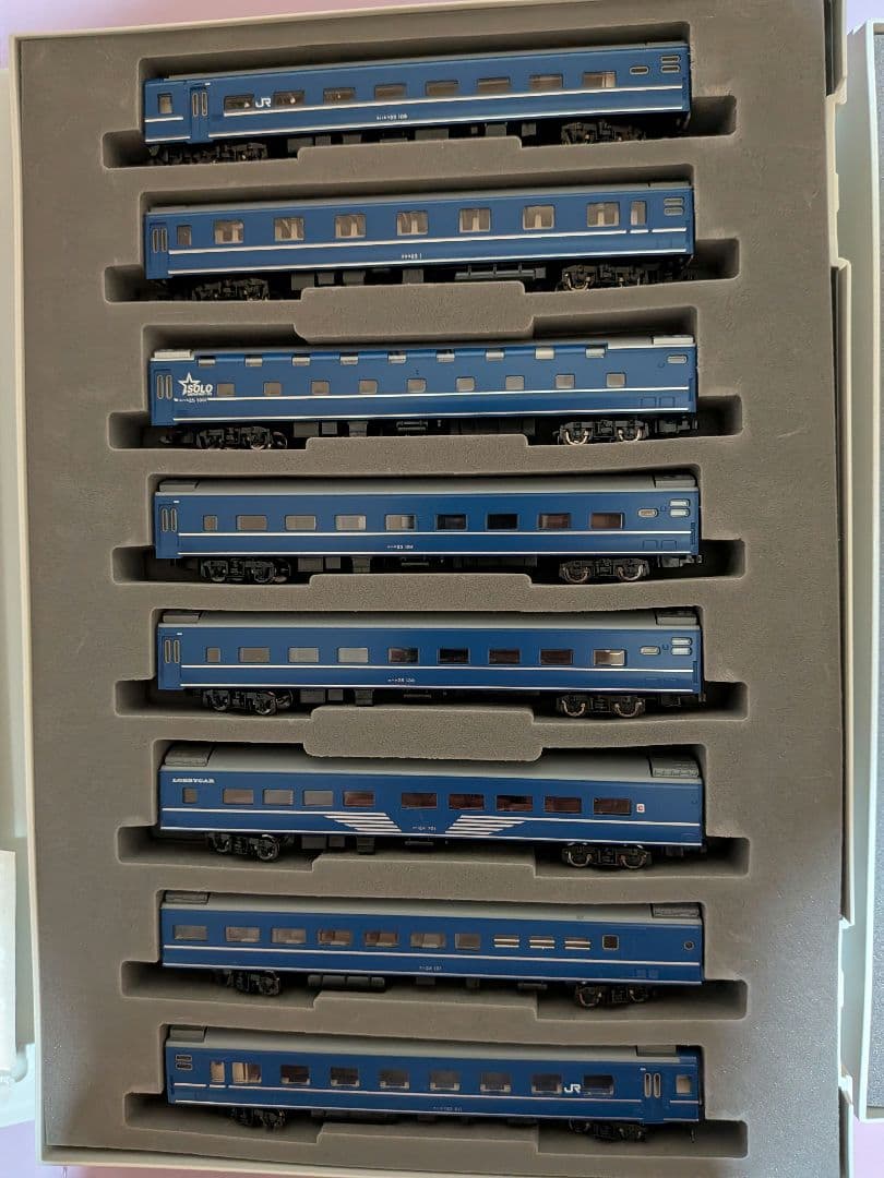 【室内灯付き】TOMIX 92818 24系25形(銀帯)7両、単品8両計15両