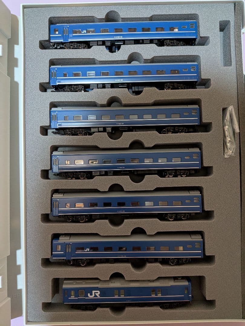 【室内灯付き】TOMIX 92818 24系25形(銀帯)7両、単品8両計15両