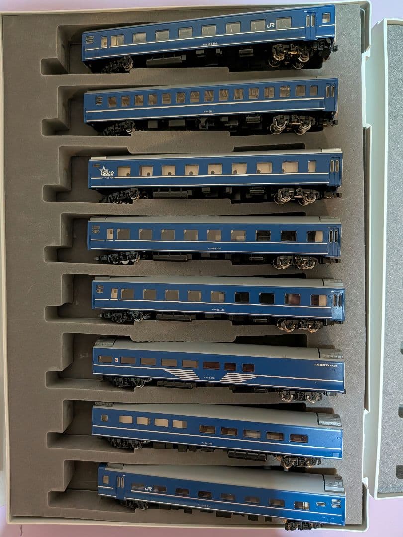 【室内灯付き】TOMIX 92818 24系25形(銀帯)7両、単品8両計15両