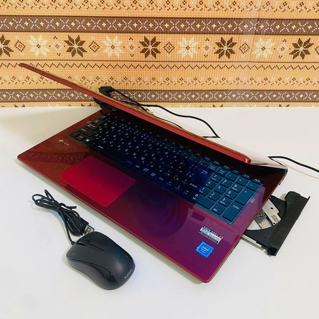 Y886 NECノートパソコンWEBカメラSSD高速Windows11オフィス付