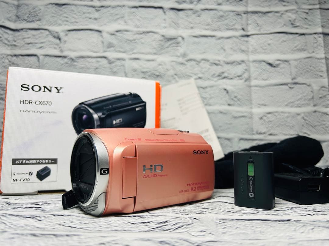 SONY ソニー ハンディカム HDR-CX675 ビデオ ピンク デジタル