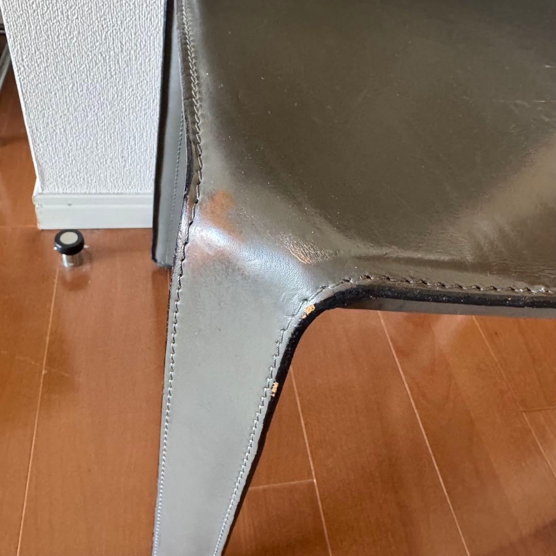 cassina カッシーナ 412 本革 ダイニングチェア ①セット売り
