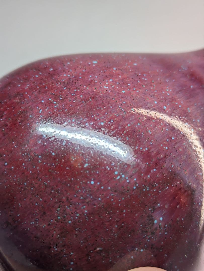 辰砂　祭紅　紅釉　鈞窯　李朝　徳利　酒器　古玩　中国美術　花器