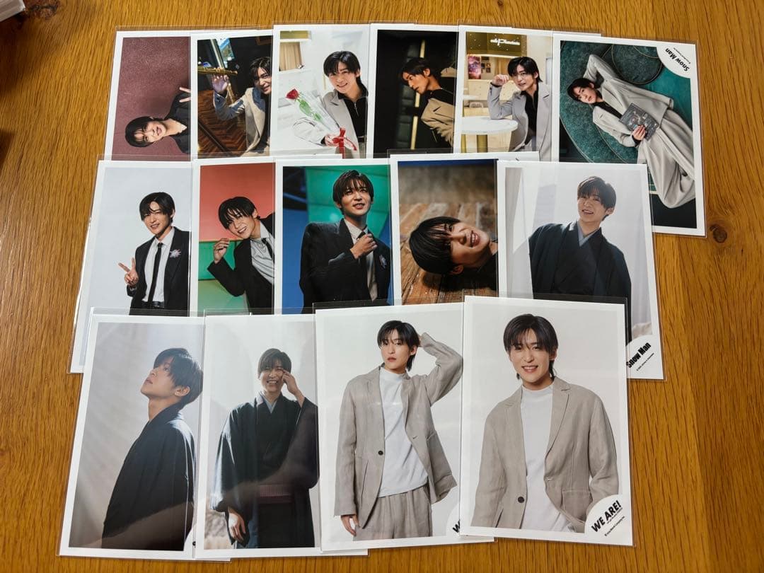 Man 目黒蓮公式写真・フォトセット・真四角フォト 合計239枚