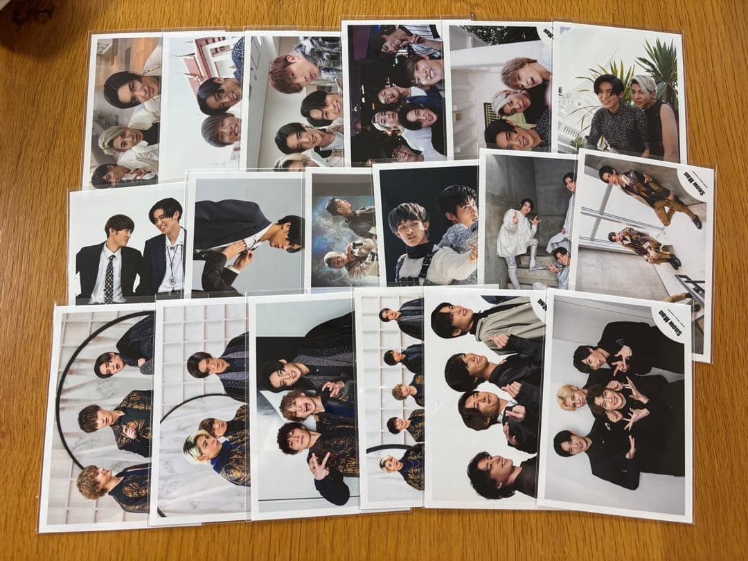 Man 目黒蓮公式写真・フォトセット・真四角フォト 合計239枚