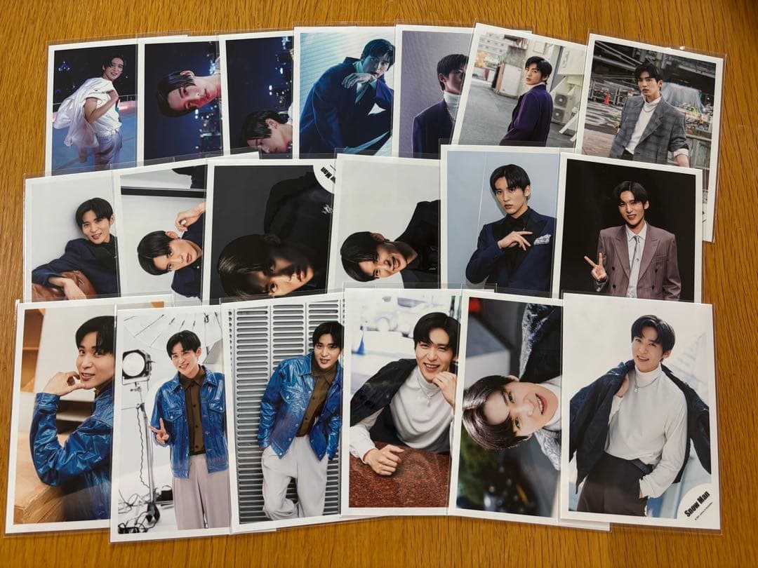 Man 目黒蓮公式写真・フォトセット・真四角フォト 合計239枚