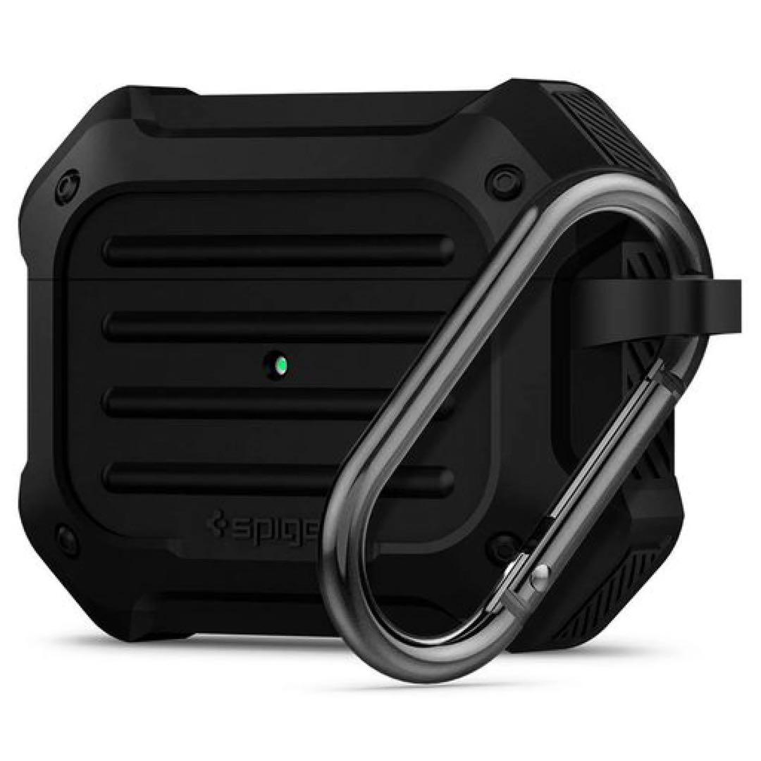 Spigen AirPods 3 第3世代 ケース ワイヤレス充電対応 黒
