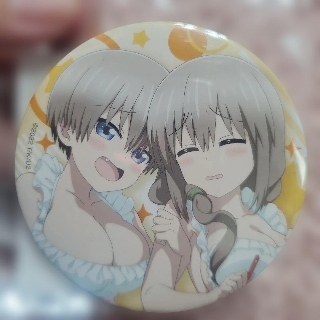 宇崎花3 アクリルパネル スタンドタイプバッチ２つ