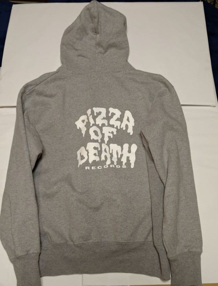 Pizza of Death フード付きパーカー Lサイズ グレー